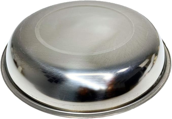 kathson Stainless Steel Whisker Relief Cat Bowl, 4 pcs Shallow and Wide Bowls, Pet Cat & Dog Feeding Large Dishes Fits with Elevated Stands Pet Bowl Stand (9.44 Inch Dia.) - PAWPICO