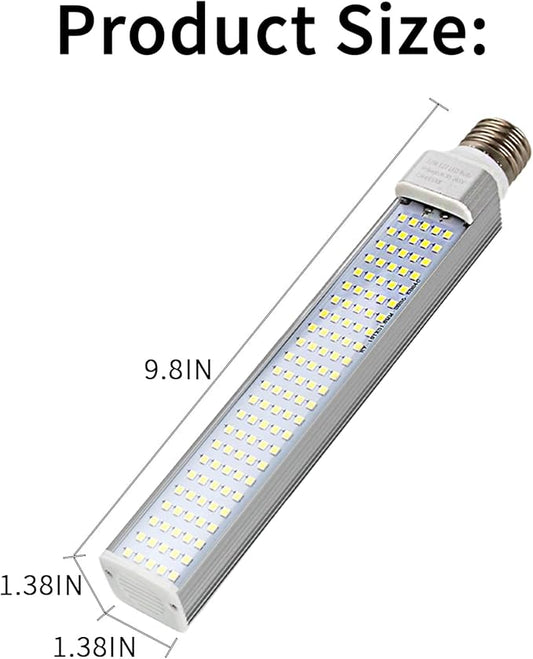 LED Compact Bulb 22W 6500K,Full Spectrum LED Light for Reptiles,Amphibian and Plant Growth,10000H Long Lifespan and Rotate 90°(1.4 * 1.4 * 10in) bestchoiceforyourreptiles