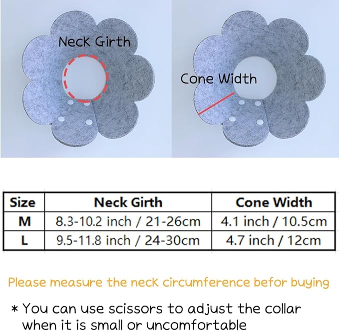 【4PCS】 Soft Cat Cone Collar,Adjustable Protective Collars for Pet Cat,Recovery cat E Collar, Anti-Bite Lick Wound Healing Soft cat Cones to Stop Licking cono para perro Cone for cat Cone Soft (M) MADCOAHLOO