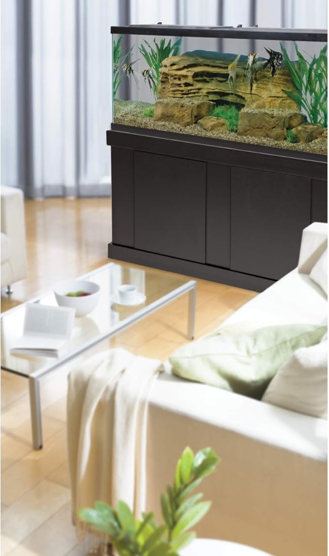 Tetra 55 Gallon Aquarium Kit with Fish Tank, Fish Net, Fish Food, Filter, Heater and Water Conditioners Tetra
