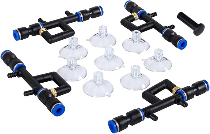 REPTI ZOO 4 Pieces Spray Nozzles Adjustable Fine Misting Water for Reptiles REPTIZOO