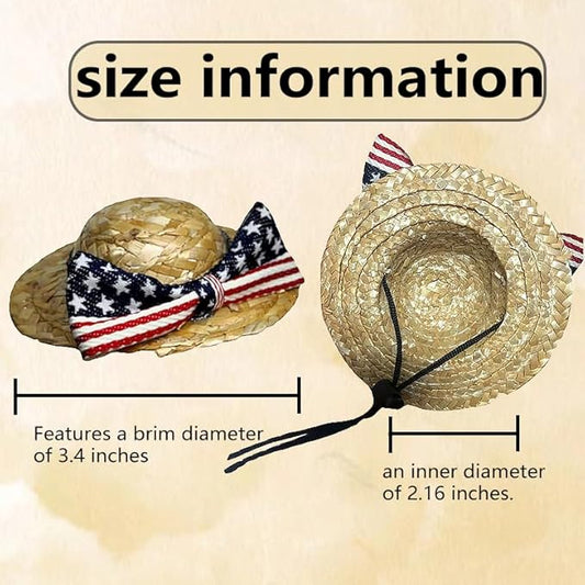 Bearded Dragon Pet Caps Tiny Pet Costume Supplies Party Daily Decor Small pet Adjustable for Bearded Dragon Lizard Reptiles HOKABLE