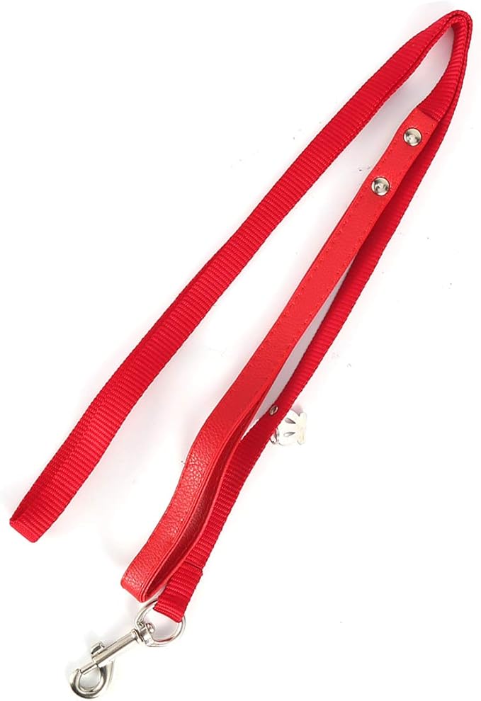 Pet Parrot Bird Harness and Leash, Adjustable Parrot Traction Harness Leash, Outdoor Flying Training Rope Anti Bite Training Rope for Parrot Macaw Cockatoos Yunnyp