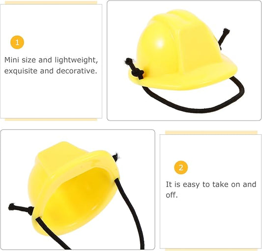 2pcs Bearded Dragon Hat Mini Pet Snake Hats with Chin Strap Small Reptile Helmet Tiny Pet Hat for Ball Python Small Animal Costume Clothing DIY Doll Crafts Lollipop UKCOCO%EF%BC%9ALightupabetterhome