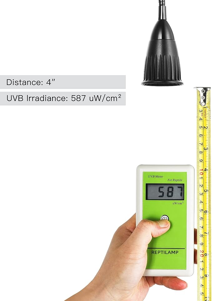 UVA UVB Reptile Light Lamp, R6225 UV LED Replacement for 26 Watts UVB10.0 CFL Bulb REPTILAMP