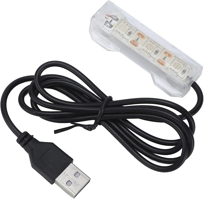 1Pc Blue Light Small Aquarium Led Light, Multicolor Led Fish Tank Light for Freshwater Plants Aquarium Accessories Aquarium Lights Galepromot