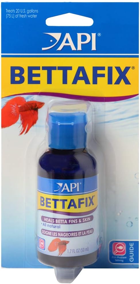 API BETTAFIX Antibacterial & Antifungal Betta Fish Infection and Fungus Remedy 1.7-Ounce Bottle API