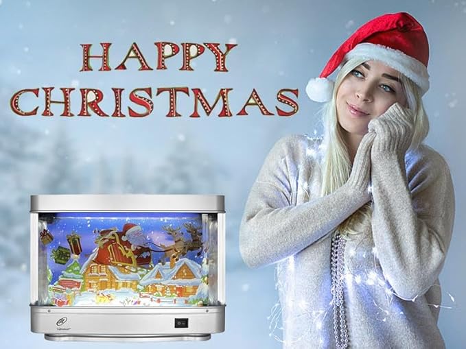 Lightahead Christmas Santa LED Decorative Motion Picture Lamp Virtual Aquarium Night Light Decoration Lightahead%C2%AE