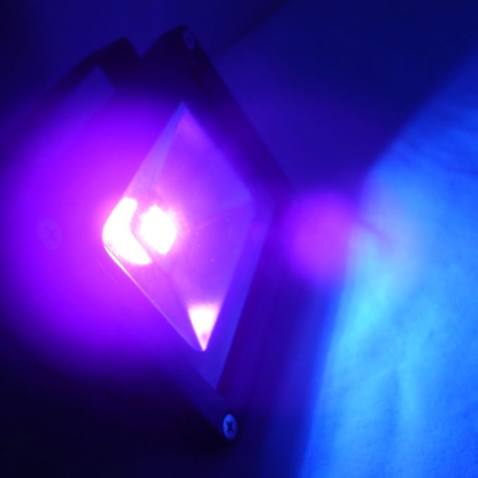 110V 10W UV Ultra Violet LED Black Light for Curing Glue, Resin Cure 3D Printer, Blacklight, Fishing Aquarium, Party Supplies, Neon Glow in The Dark, with US Plug QUANS