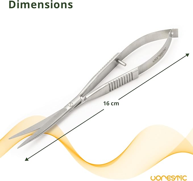 Aquarium Spring Scissors, 6.3 Inch Aquarium Scissors Spring, Aquascaping Spring Scissors, Terrarium and Aquarium Scissors, Aquarium Scissors for Plants VORESTIC