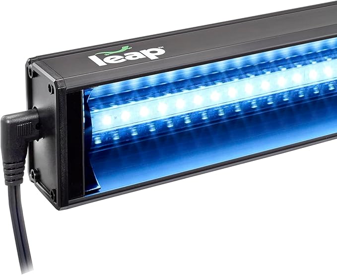 Leap Habitats LED Light Fixture for Reptile & Amphibian Enclosures - Optimal Plant Growth & Daylight (46") LeapHabitats