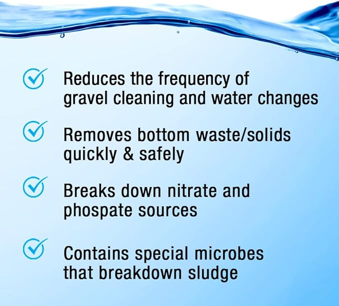 MICROBE-LIFT GSCG1 Professional Gravel & Substrate Cleaner for Freshwater and Saltwater Tanks, 1 Gallon Microbe-Lift