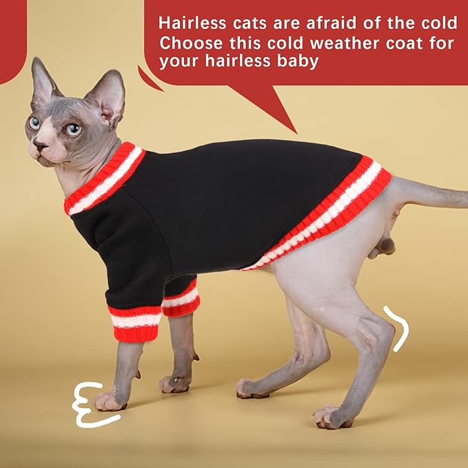 FUAMEY Dog Pullover Sweatshirt,Dog Winter Sweaters Warm Dog Clothes Dog Vest Thick Puppy Pullover Soft Pet Fleece Sweater Cute Doggie Boy Girl Outfit for Small Medium Dogs Black XL - PAWPICO