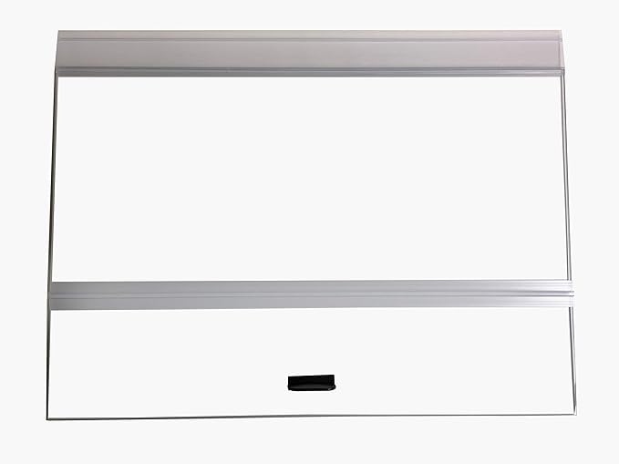 H2Pro Glass Canopy 2 Piece Set for Aqueon & All Glass only 75/90/110 Gallon 48x18 Aquarium Fish Tank (Each Piece Measure 22.08 x 16.57 x 0.16in) H2PRO