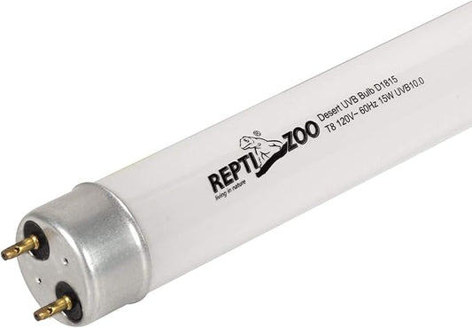 REPTI ZOO T8 Reptile Sun UVB Terrarium Desert Reptile 18 inch UVB Bulb Fluorescent Lamp Tube T8 15 Watt Habitat Lighting REPTIZOO