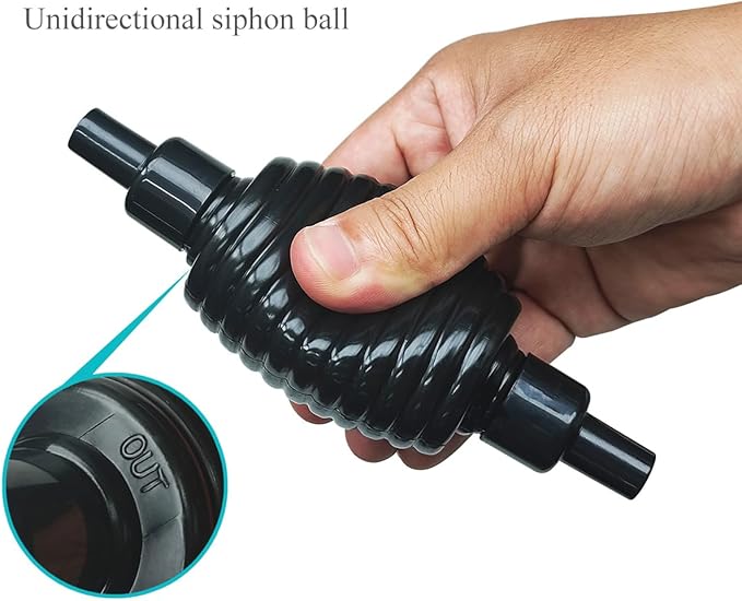 7ft Aquarium Siphon Vacuum Cleaner for Fish Tank Cleaning Gravel & Sand Laifoo