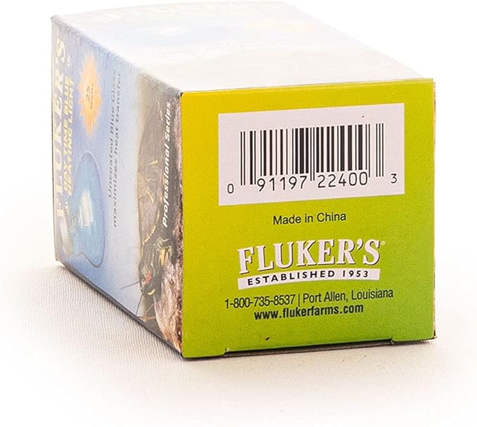 Fluker's Reptile Incandescent Blue Daylight Bulb for Reptiles and Amphibians, 25 Watt Flukers