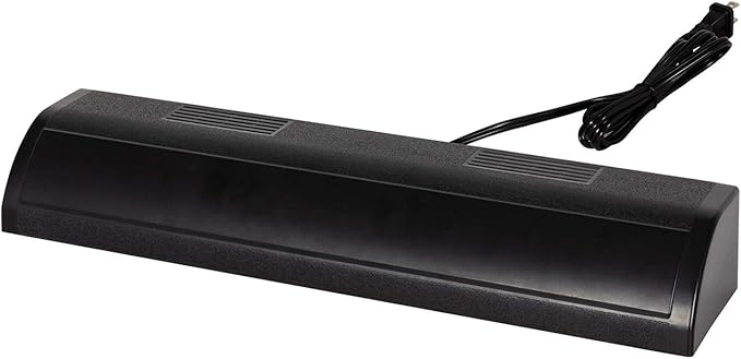REPTI ZOO Reptile Terrarium Hood Tropical Desert T8 Strip Light Fixture for Use with One 18 Inch UVB Light Bulb 15 Watt(Not Include), ETL Certified REPTIZOO
