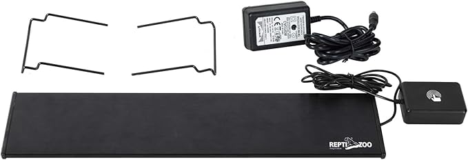 REPTI ZOO Reptile Aquarium Terrarium LED Light Ultra-thin Day and Night Light for Reptiles Aquarium Light, 3-Color Modes LED Light Hood 15W for 18 inch or Larger Terrariums for Reptile Plant Fish Tank REPTIZOO