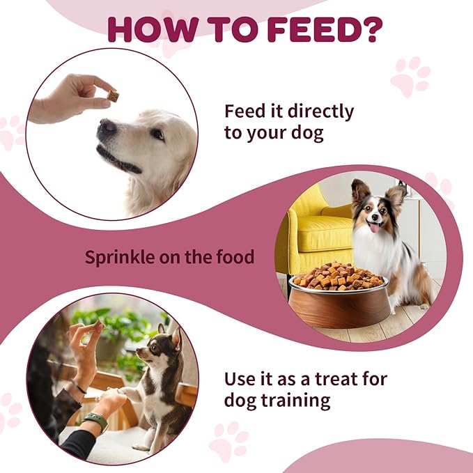Probiotics for Dogs - Dog Probiotics and Digestive Enzymes for Digestive Health - Plus Fish Oil & Vitamins Supplement for Allergies & Immune & Itchy Skin, 120 Chicken Flavor Probiotic Soft Chews NATURETARGET