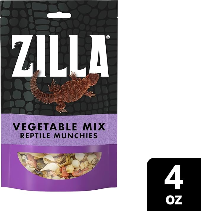 Zilla Reptile Food Munchies Vegetable Mix, 4-Ounce Zilla