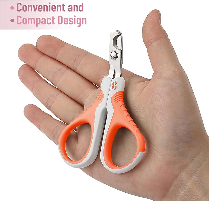 Mr. Pen- Cat Nail Clipper, Orange, Cat Nail Trimmer, Cat Nail Clippers, Cat Claw Clippers, Cat Clippers for Nails, Pet Nail Clippers, Kitten Nail Clipper, Small Dog Nail Clipper, Cat Claw Trimmer - PAWPICO