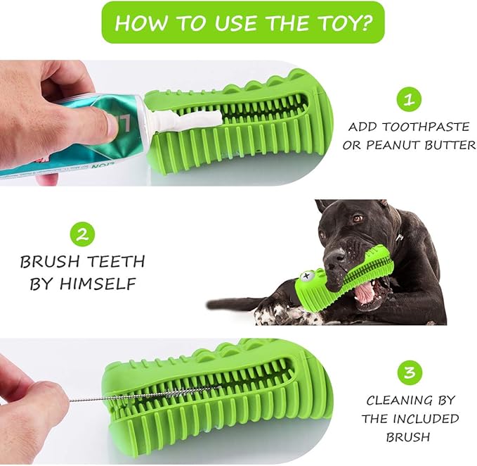 Dog Toys for Aggressive Chewers Large Medium Breed Dog Chew Toys Dog Ball Toys Nearly Indestructible Squeaky Interactive Tough Extremely Durable Toys - PAWPICO