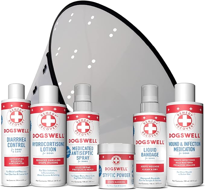 DOGSWELL Remedy + Recovery 0.5% Hydrocortisone Lotion for Dogs, 4 oz. (Packaging May Vary) Dogswell