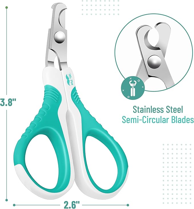 Mr. Pen- Cat Nail Clipper, Sky Blue Cat Nail Trimmer, Cat Nail Clippers, Cat Claw Clippers, Cat Clippers for Nails, Pet Nail Clippers, Kitten Nail Clipper, Small Dog Nail Clipper Cat Claw Trimmer - PAWPICO
