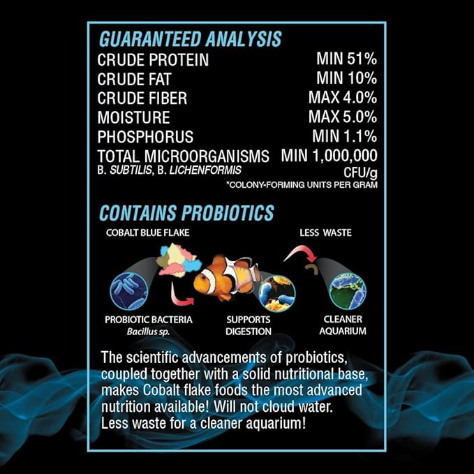 Cobalt Aquatics Marine Omni Flakes 32oz. Resealable Bag COBALTAQUATICS