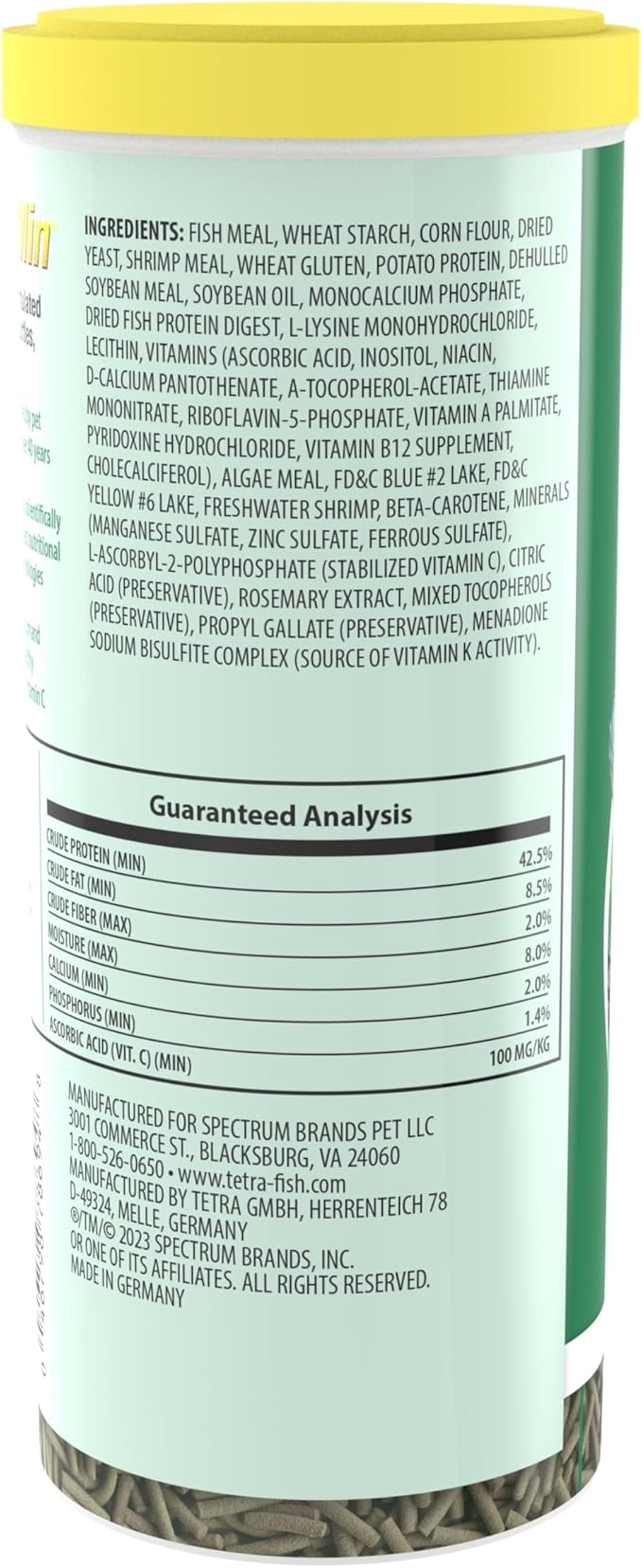 Tetra ReptoMin Floating Food Sticks, Food for Aquatic Turtles, Newts and Frogs, 13.22 oz Tetra