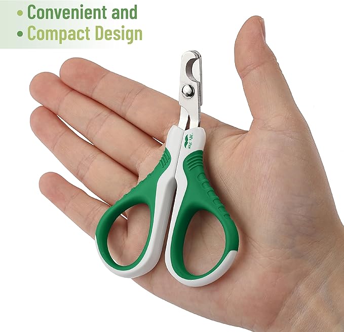 Mr. Pen- Cat Nail Clipper, Green & White Cat Nail Trimmer, Cat Nail Clippers, Cat Claw Clippers, Cat Clippers for Nails, Pet Nail Clippers, Kitten Nail Clipper, Small Dog Nail Clipper Cat Claw Trimmer - PAWPICO