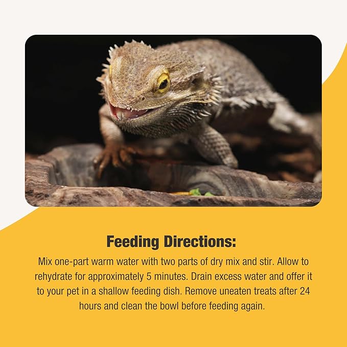 Fluker's Grub Bag Calcium Fortified Treats, All Natural Omnivore Blend Packed with Protein, Fruits, and Vegetables, for Bearded Dragons and Reptiles, 4 oz Flukers