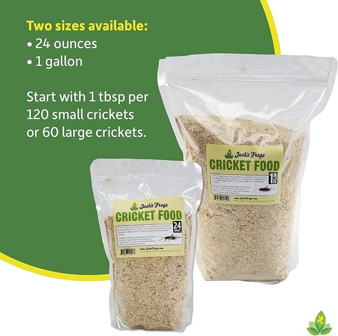 Josh's Frogs Cricket Food (1 Gallon) JoshsFrogs