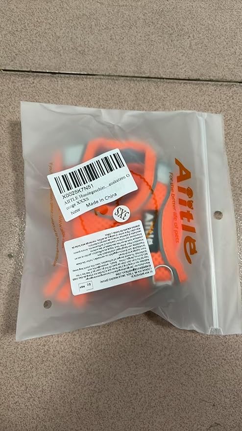 AIITLE Dog Harness, Spring No-Pull Cat Harness with a Leash, Adjustable Reflective Dog Vest, Cat Harness Escape Proof, Outdoor Walking, Camping for Extra Small Dogs and House Cats Orange XXXS AIITLE-FORPETSBETTERLIFE