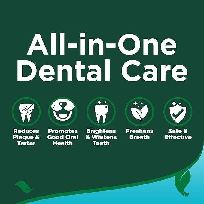 Vet's Best Dog Toothbrush & Enzymatic Toothpaste Kit - Teeth Cleaning - Made with Natural Ingredients - Reduces Plaque, Whitens Teeth, Freshens Breath - Bonus Care Guide & Finger Brush Included VetsBest