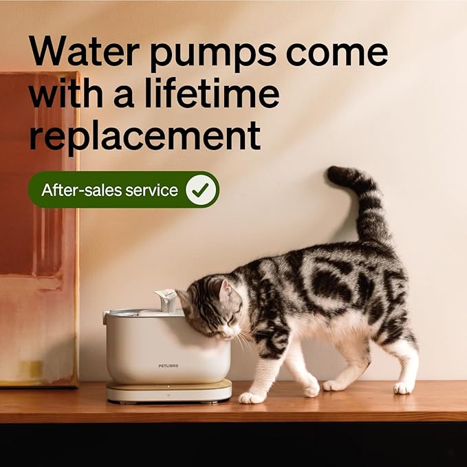PETLIBRO Replacement Wireless Pump for Cat Water Fountain PLWF005/PLWF115/PLWF105, Cleaning, Super Quiet Pump for Pet Water Fountain Dog Water Dispenser - PAWPICO