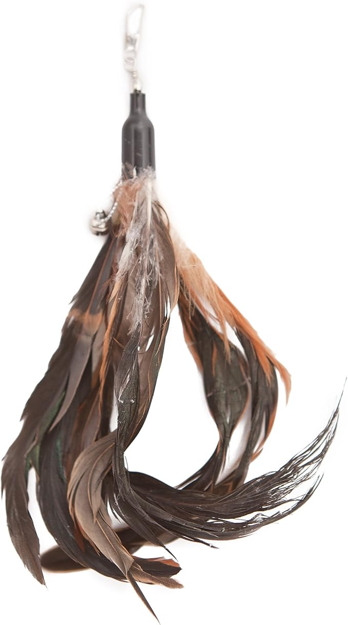The Natural Pet Company Cat Toys Feather Refill 6 Pack - Add Life to Your Cat's Favorite Toy with This Interchangeable Feather Refill Multipack (As Photographed). - PAWPICO
