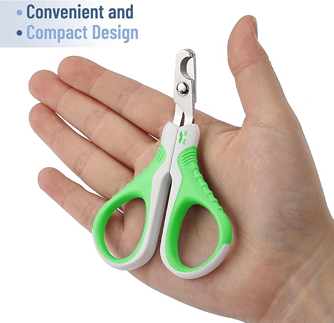 Mr. Pen- Cat Nail Clipper, Spring Green & White Cat Nail Trimmer, Cat Nail Clippers, Cat Claw Clippers, Cat Clippers for Nails, Pet Nail Clippers, Kitten Nail Clipper, Small Dog Nail Clipper - PAWPICO