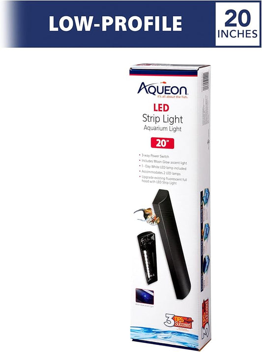 Aqueon LED Fish Tank Aquarium Strip Light Fixture, 20 Inch Aqueon