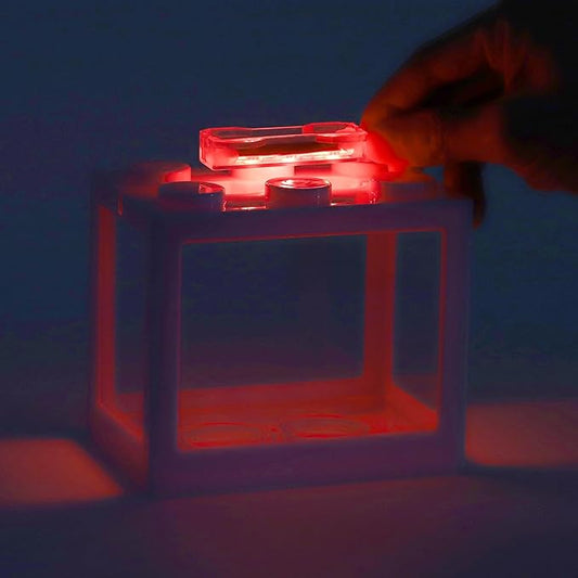 Mini Aquarium Lamp, USB Aquarium Light, LED Desktop Fish Tank Light, Small Decoration Aquarium Light, Aquarium Accessories, Red Light CAPASTEC