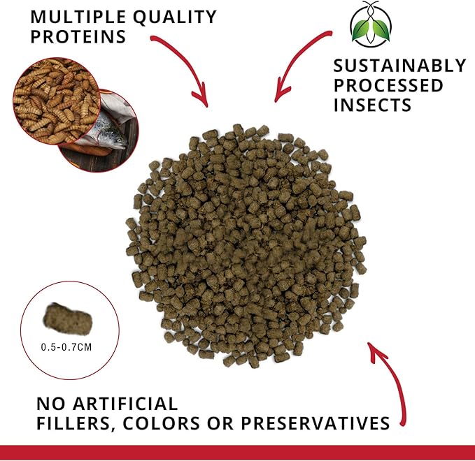 Fluval Bug Bites Cichlid Fish Food, Pellets for Medium to Large Sized Fish, 3.53 oz., A6581 (Pack of 2) Fluval