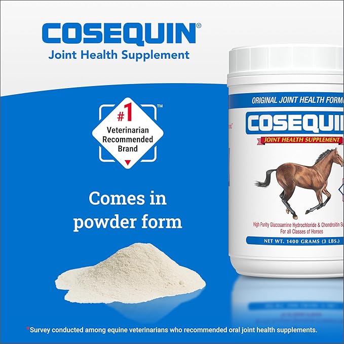 Nutramax Cosequin Original Joint Health Supplement for Horses - Powder with Glucosamine and Chondroitin, 700 Grams NutramaxLaboratories
