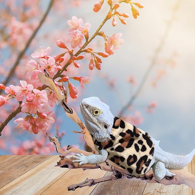 FRCOLOR Lizard Clothes Lizard Apparel Clothing Reptichip Fix It Costume Bearded Dragon Clothes Reptile Hoodies Sweater Coat Party Lizard Cosplay Prop Small Pet Flannel Accessories FRCOLOR