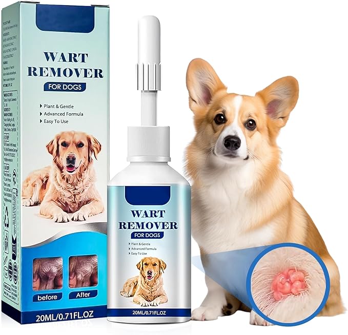 Dog Wart Remover: 20ML Dog SkinTag Removal, Natural Dog Wart Removal Treatment, Rapidly Eliminates Dog Warts & Dog Skin Tags - Fast Acting & Effective, No Harm & Pain-Free PAWPICO