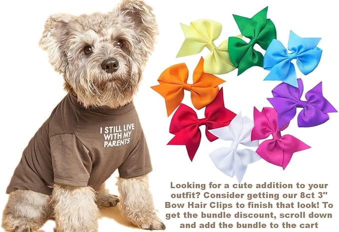 Cute Dog Clothes,Dog T Shirt for Medium Dogs.Dog Clothes for Small Dogs Girl Boy,Puppy.Breathable Soft Dog Costume for Pet Dogs Cats, Pet Pullover Jumper, Cat Clothes (L-(10~17lb), Chest~18", Khaki) - PAWPICO