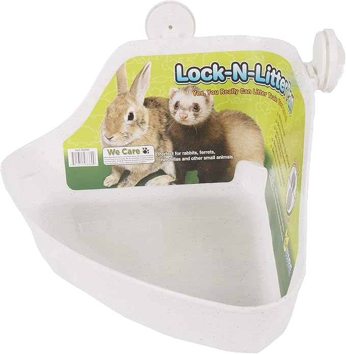 Ware Manufacturing (2 Pack) Plastic Lock-N-Litter Pan for Small Pets - Size Regular Ware+Manufacturing