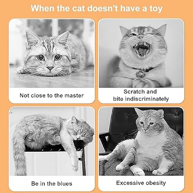 2Pcs Folded Cat Tunnel Toy for Indoor Cats,Collapsible Pet Spring Cat Toys with Feather Mouse Upgrade Interactive Toy Playing Tent for Puppy Kitten Accessories Home Self-Happy Cat Toys (Yellow) - PAWPICO