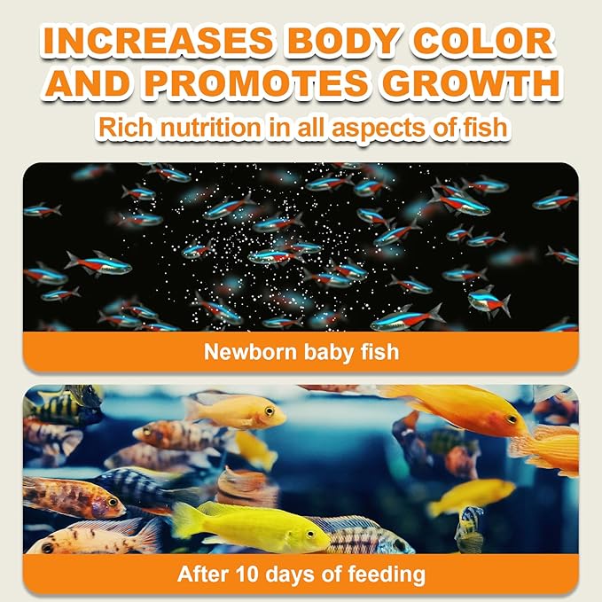 Brine Shrimp Eggs for Aquatic Foods Artemia Cysts of 90% Hatch Rate Fish Food (1.4 OZ) Capuca