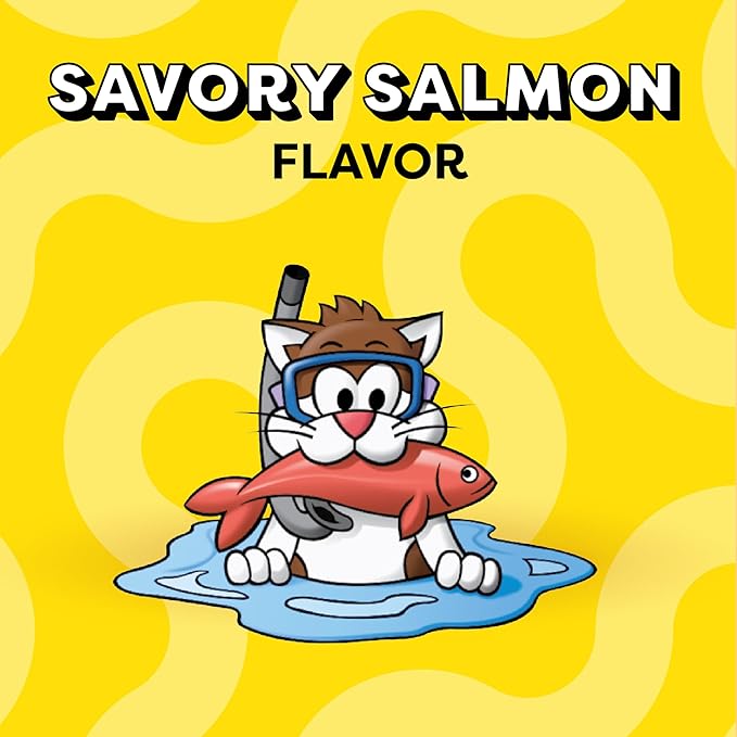 Temptations Classic Crunchy and Soft Cat Treats Savory Salmon Flavor, 30 oz. Tub Temptations